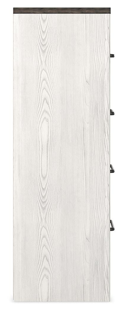 Gerridan White/Gray Full Panel Bed and Chest - B1190B36