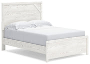 Gerridan White/Gray Full Panel Bed and Chest - B1190B36