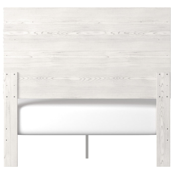 Gerridan White - Gray Full Panel Bed - Gate FurnitureFull Bed
