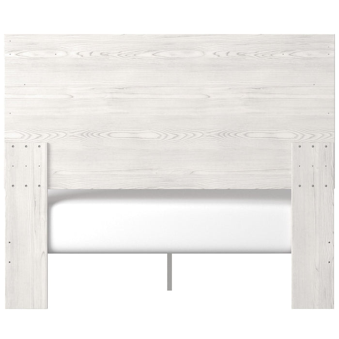 Gerridan White - Gray Queen Panel Bed - Gate FurnitureQueen Bed