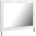 Gerridan White/Gray Bedroom Mirror - Gate FurnitureMirror