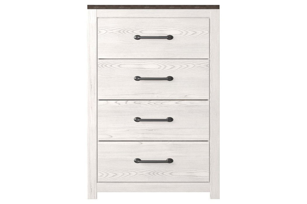 Gerridan White/Gray Chest of Drawers - Gate FurnitureChest