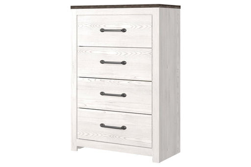 Gerridan White/Gray Chest of Drawers - Gate FurnitureChest
