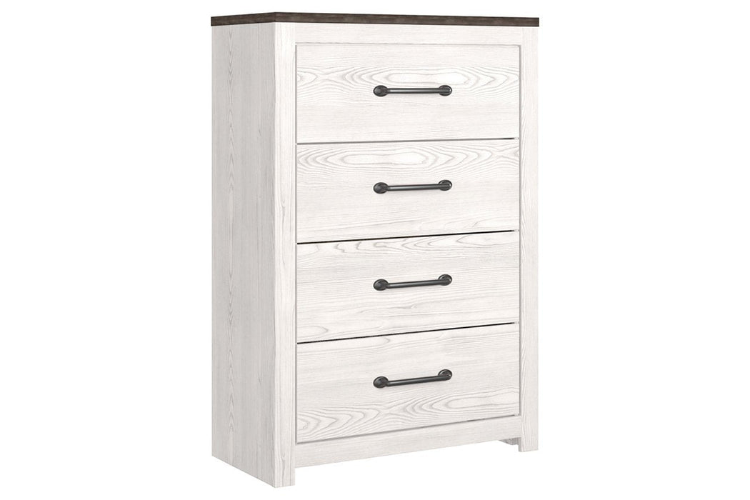 Gerridan White/Gray Chest of Drawers - Gate FurnitureChest