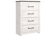 Gerridan White/Gray Chest of Drawers - Gate FurnitureChest