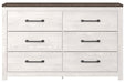 Gerridan White/Gray Dresser - Gate FurnitureDresser
