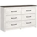 Gerridan White/Gray Dresser - Gate FurnitureDresser