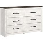 Gerridan White/Gray Dresser - Lara FurnitureDresser