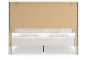 Gerridan White/Gray King Panel Bed - Lara FurnitureKing Bed