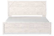 Gerridan White/Gray King Panel Bed - Gate FurnitureKing Bed