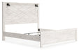 Gerridan White/Gray King Panel Bed - Gate FurnitureKing Bed