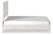 Gerridan White/Gray King Panel Bed - Gate FurnitureKing Bed