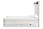 Gerridan White/Gray King Panel Bed - Lara FurnitureKing Bed