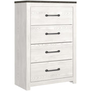 Gerridan White/Gray Lighted Panel Bedroom Set - Lara FurnitureBedroom Set
