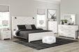 Gerridan White/Gray Lighted Panel Bedroom Set - Gate FurnitureBedroom Set