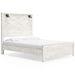 Gerridan White/Gray Lighted Panel Bedroom Set - Gate FurnitureBedroom Set