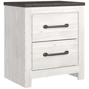 Gerridan White/Gray Lighted Panel Bedroom Set - Lara FurnitureBedroom Set