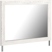 Gerridan White/Gray Lighted Panel Bedroom Set - Lara FurnitureBedroom Set