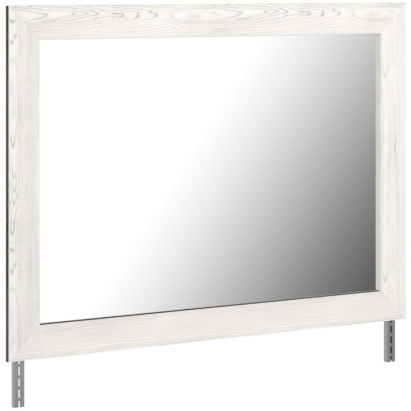 Gerridan White/Gray Lighted Panel Bedroom Set - Lara FurnitureBedroom Set