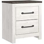 Gerridan White/Gray Nightstand - Lara FurnitureNightstand