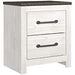Gerridan White/Gray Nightstand - Gate FurnitureNightstand