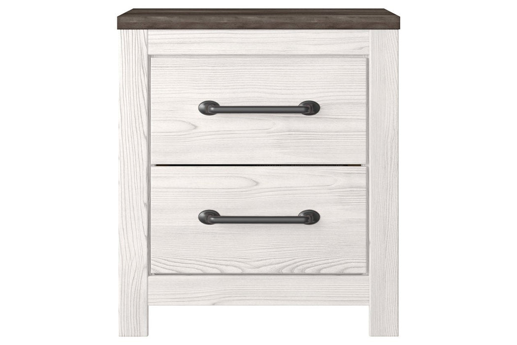Gerridan White/Gray Nightstand - Gate FurnitureNightstand