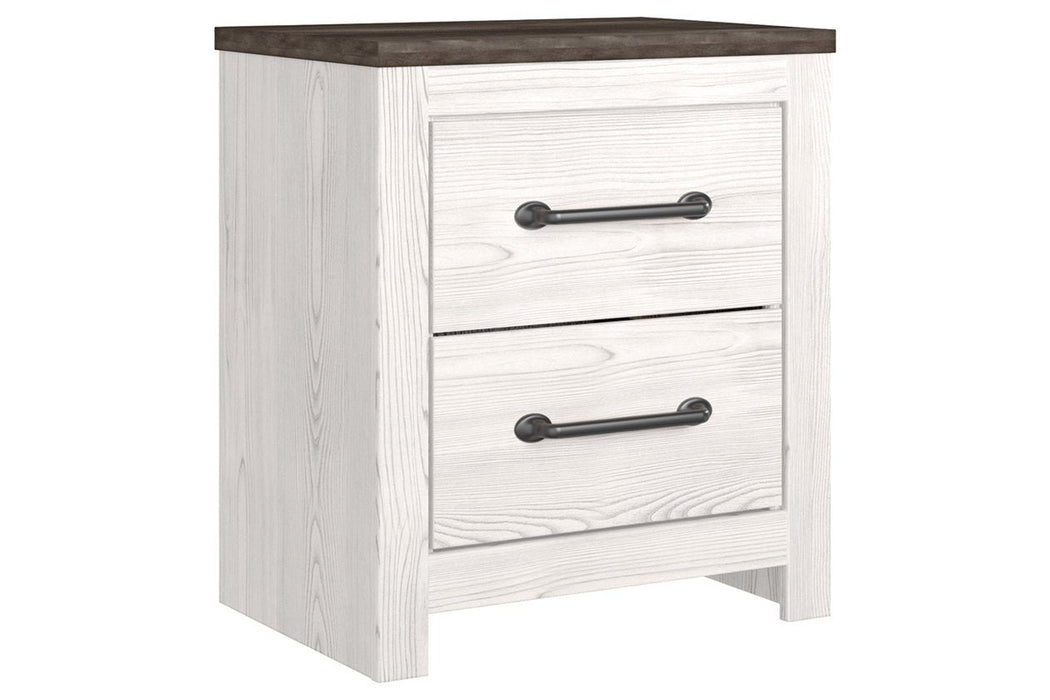 Gerridan White/Gray Nightstand - Gate FurnitureNightstand