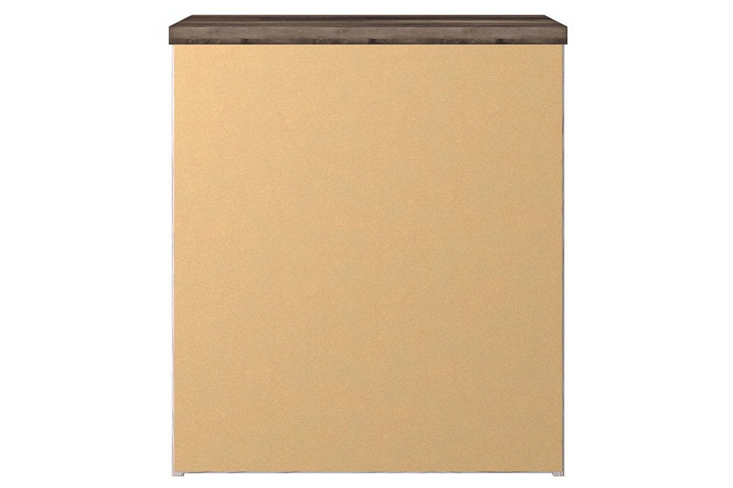 Gerridan White/Gray Nightstand - Gate FurnitureNightstand