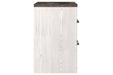 Gerridan White/Gray Nightstand - Gate FurnitureNightstand