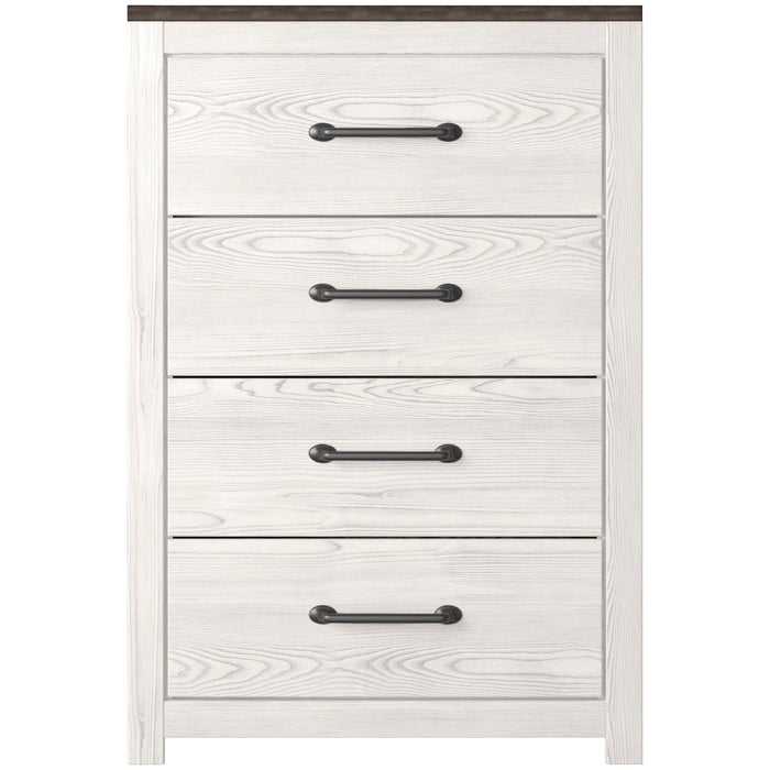 Gerridan White/Gray Panel Bedroom Set - Gate FurnitureBedroom Set