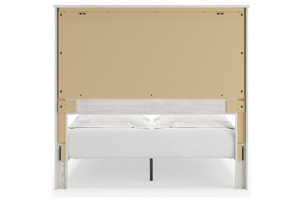 Gerridan White/Gray Queen Panel Bed - Gate FurnitureQueen Bed