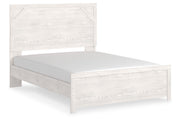 Gerridan White/Gray Queen Panel Bed - Lara FurnitureQueen Bed