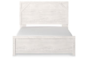 Gerridan White/Gray Queen Panel Bed - Lara FurnitureQueen Bed