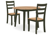 Gesthaven Dining Table and 2 Chairs - Gate FurnitureDining Room Set