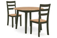 Gesthaven Dining Table and 2 Chairs - Gate FurnitureDining Room Set