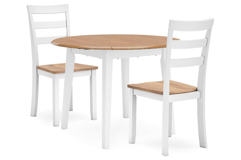 Gesthaven Dining Table and 2 Chairs - Lara FurnitureDining Room Set
