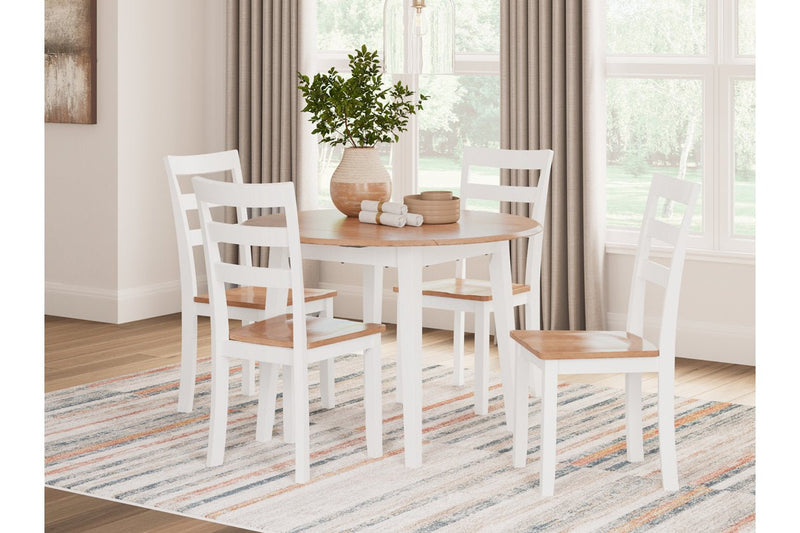Gesthaven Dining Table and 4 Chairs - Lara FurnitureDining Room Set