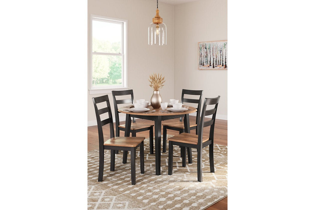 Gesthaven Dining Table and 4 Chairs - Gate FurnitureDining Room Set