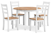 Gesthaven Dining Table and 4 Chairs - Lara FurnitureDining Room Set