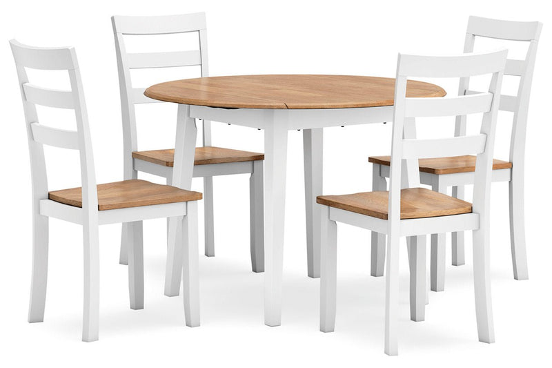 Gesthaven Dining Table and 4 Chairs - Lara FurnitureDining Room Set