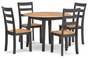 Gesthaven Dining Table and 4 Chairs - Lara FurnitureDining Room Set