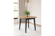 Gesthaven Natural/Blue Dining Table and 2 Chairs - Gate FurnitureDining Room Set