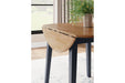 Gesthaven Natural/Blue Dining Table and 2 Chairs - Gate FurnitureDining Room Set