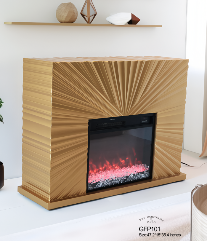 GFP101 GOLDEN LEAF FIREPLACE - 210000007817