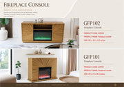 GFP101 GOLDEN LEAF FIREPLACE - 210000007817