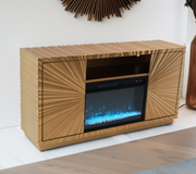 GFP102 GOLDEN LEAF TV STAND FIREPLACE - 210000007821