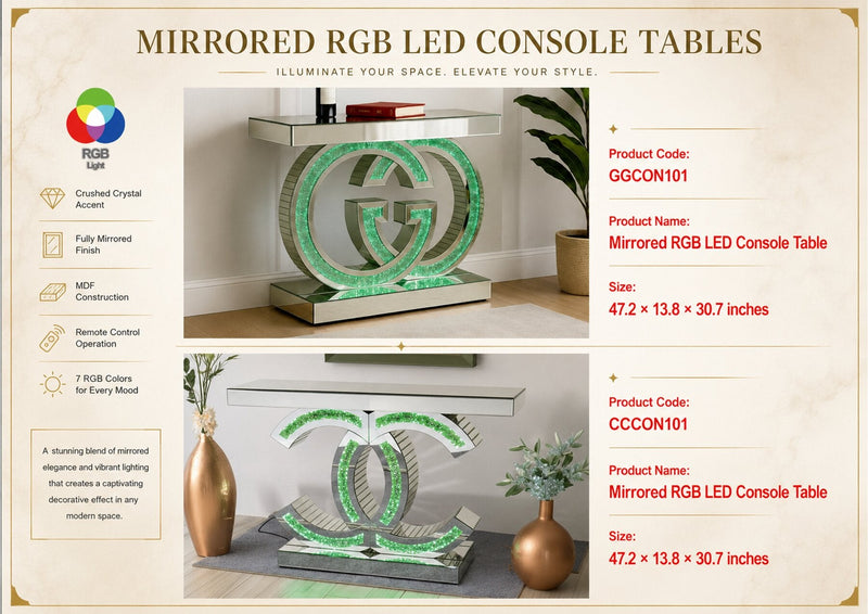 GGCON101 – Console Table 47.2"×13.8"×30.7" - 210000007910