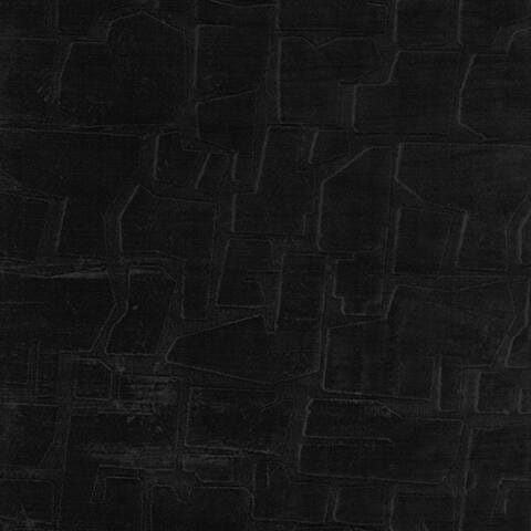 Gibbswell Black Washable 5' x 7' Area Rug - R407462
