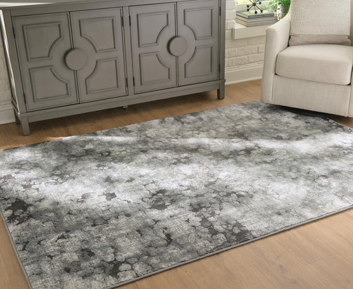 Gilberton Charcoal/Gray/White Extra Large Rug - R408710