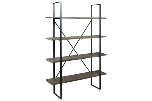 Gilesgrove Black/Gray Bookcase - Gate FurnitureBookcases